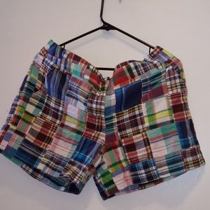 J.Crew Colorful Checked Shorts For Women Size: 12